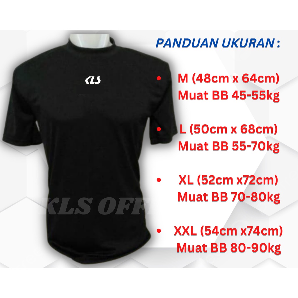 4 pcs Manset Lengan Pendek Baju Olahraga Gym Pria Wanita, Baselayers KLS