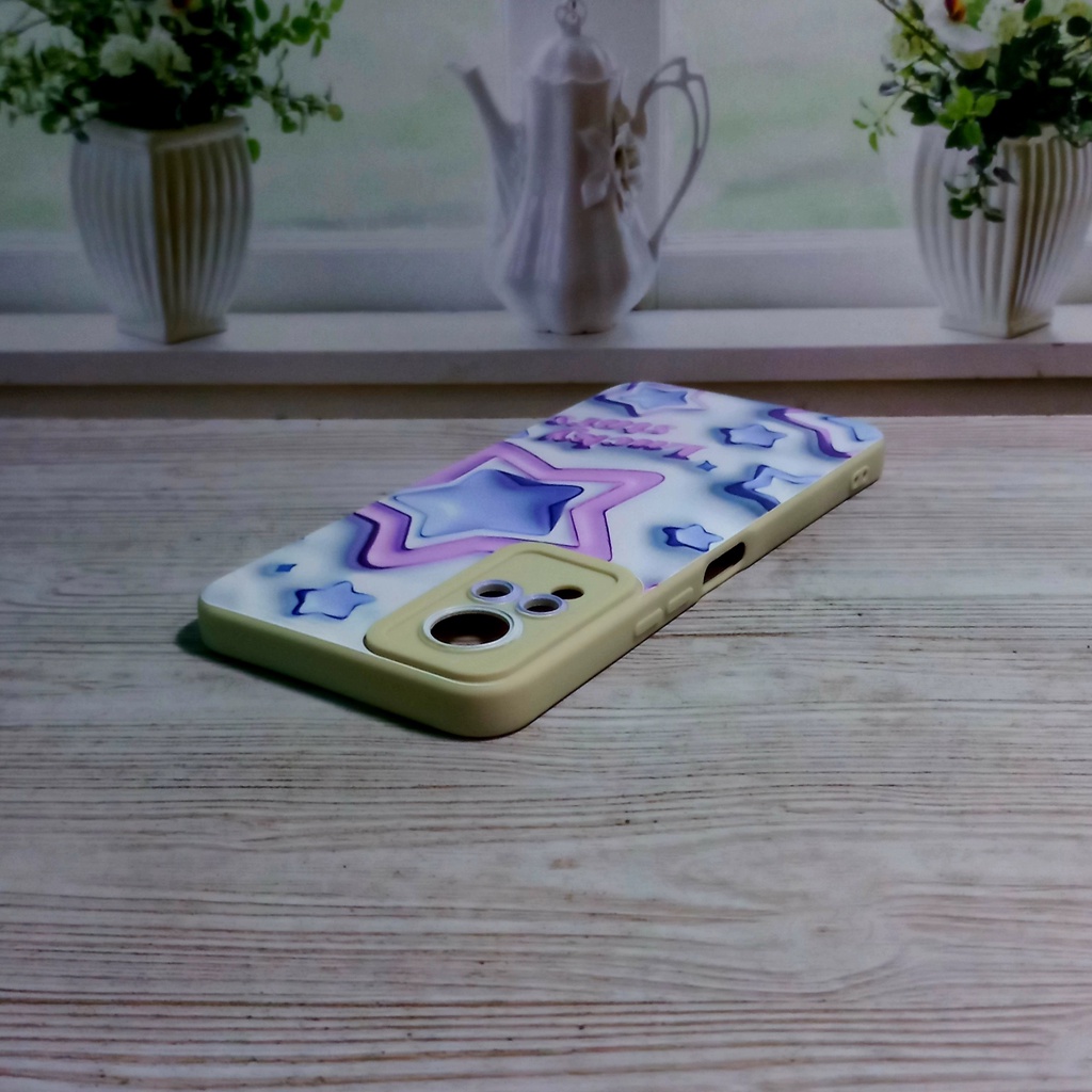 Case Infinix Note 11 X663 X663B Softcase 3D Motif Lucky Star Infinix X663B