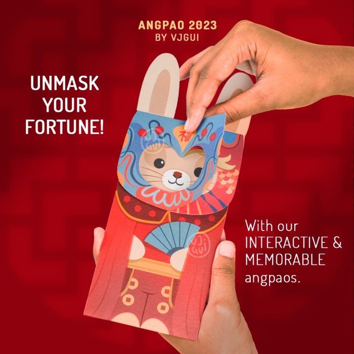 

Angpao Imlek 2023 Rabbit Angpau Kelinci Amplop Cny Sincia 083