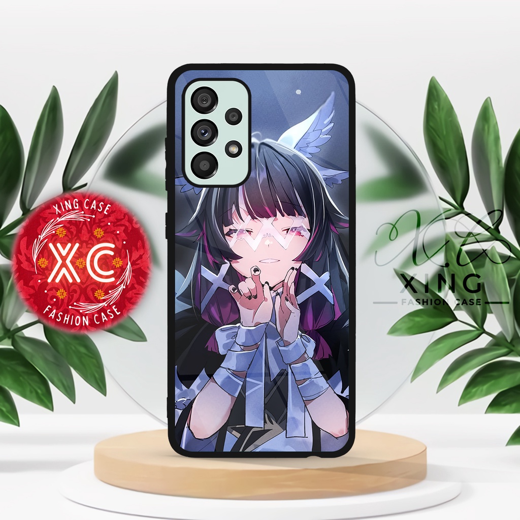 |GI06| XING CASE HP SAMSUNG A72 A52 A52S A13 M32 4G 5G GLOSSY KILAU EFEK KACA | REQUEST CASE HP CUST