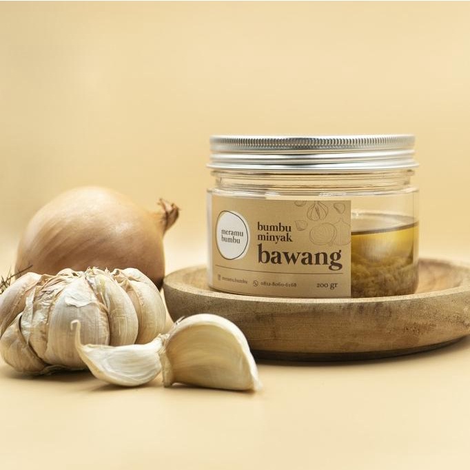 

(:(:(:(] Meramu Bumbu Minyak Bawang - Bawang Putih & Bombay 200gr Bonus Botol