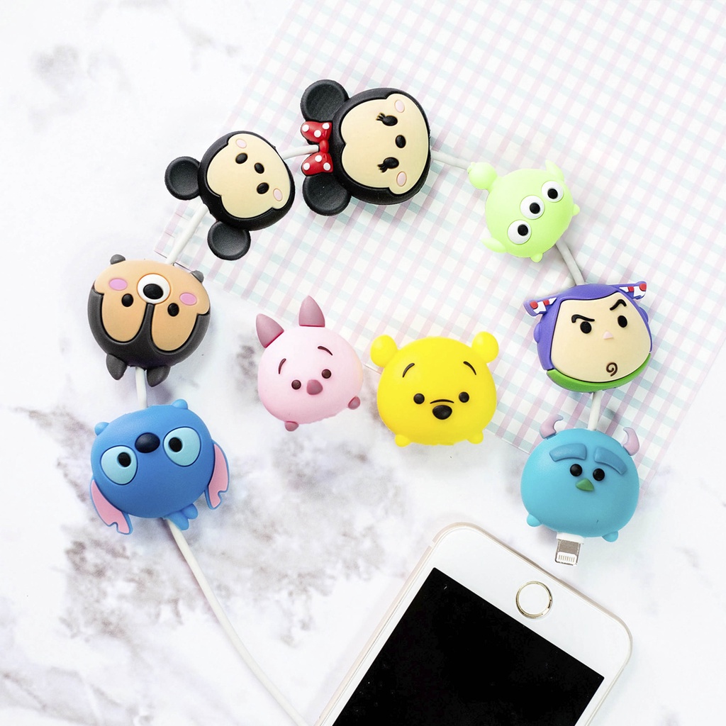 TSUM TSUM - Cable Bite/ Pelindung Ujung Kabel/ Cable Saver/ Cable Protector