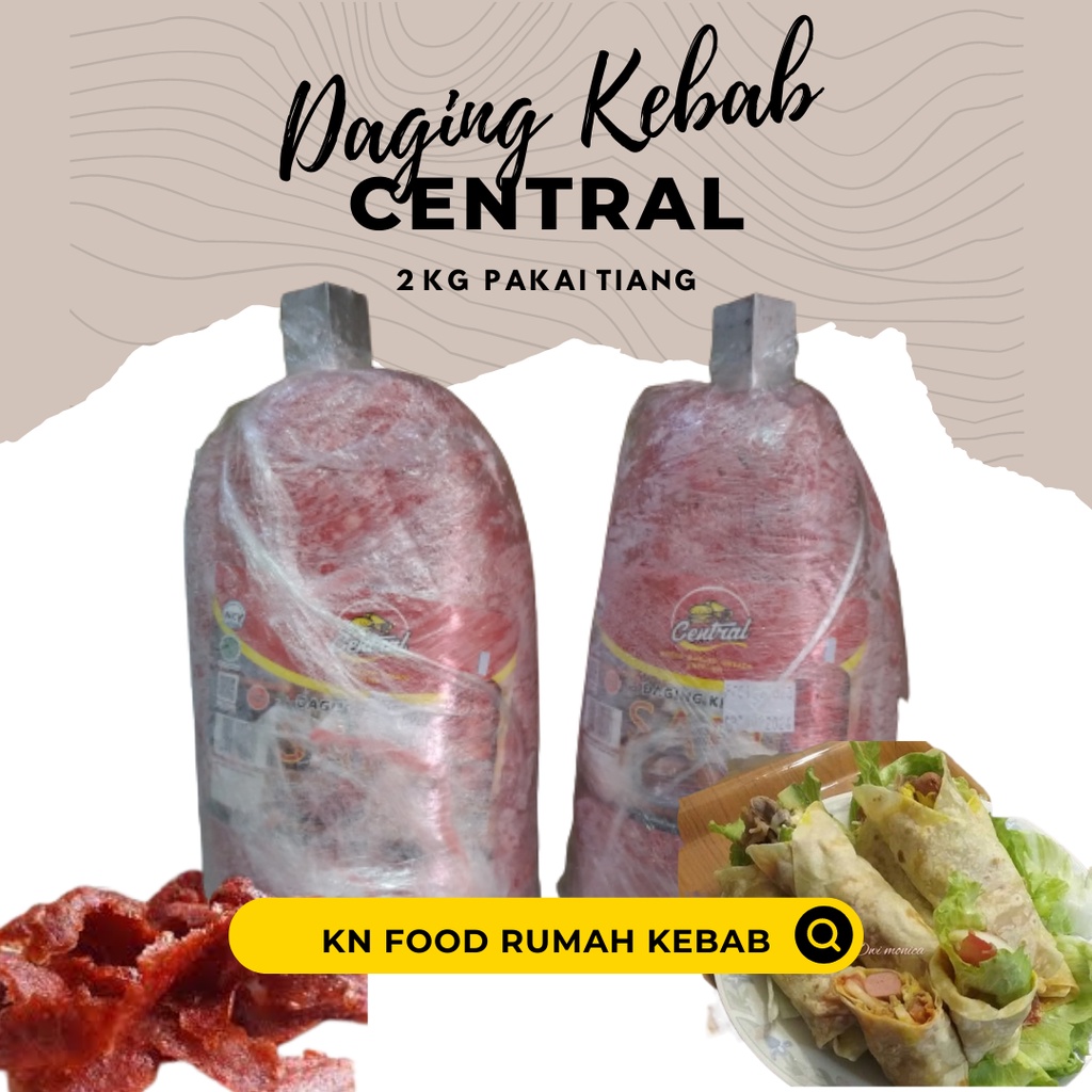 

Daging CENTRAL Plus Tiang 2KG daging kebab.