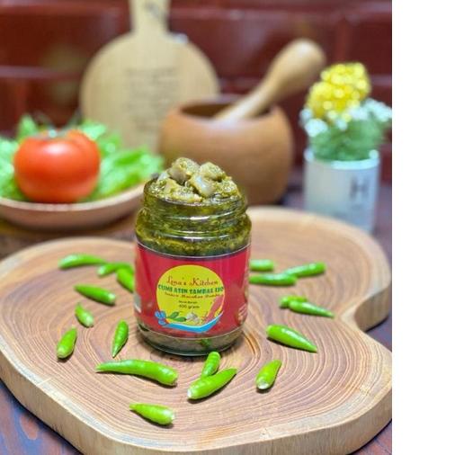 

✽ Cumi asin sambal ijo berat 400gram berat isi 200gram ⅍