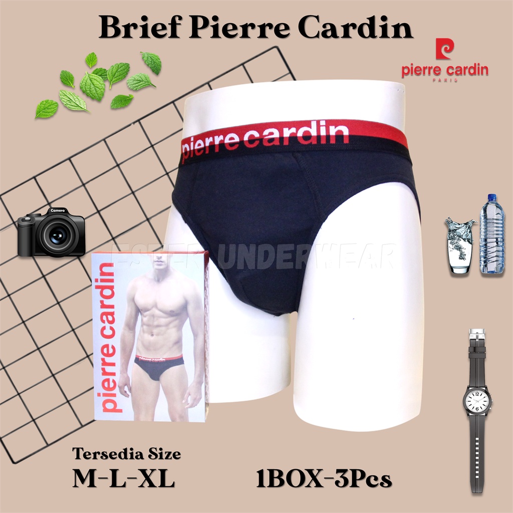 Celana Dalam Pria PIERRE CARDIN  PC 1029 ISI-3 PCS Bahan Katun