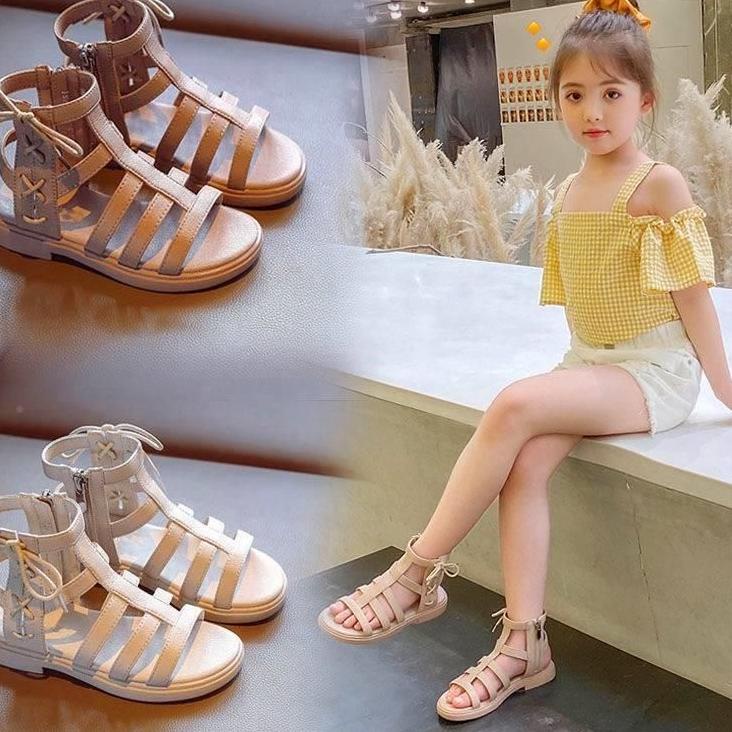 ♢ Svekes Sepatu Sandal Anak Perempuan Tali Pita Geliter K001 ♝