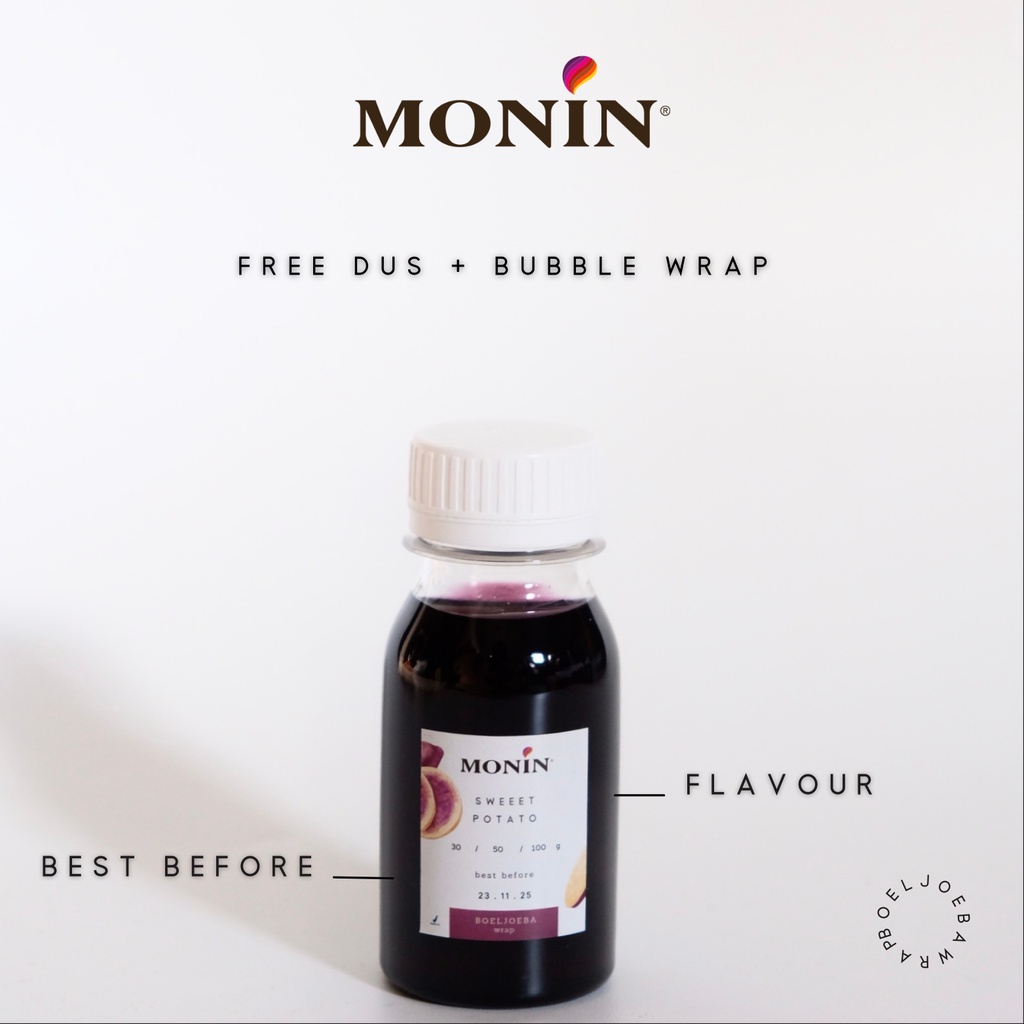 Monin Sweet Potato Syrup Repack [30, 50, 100] g