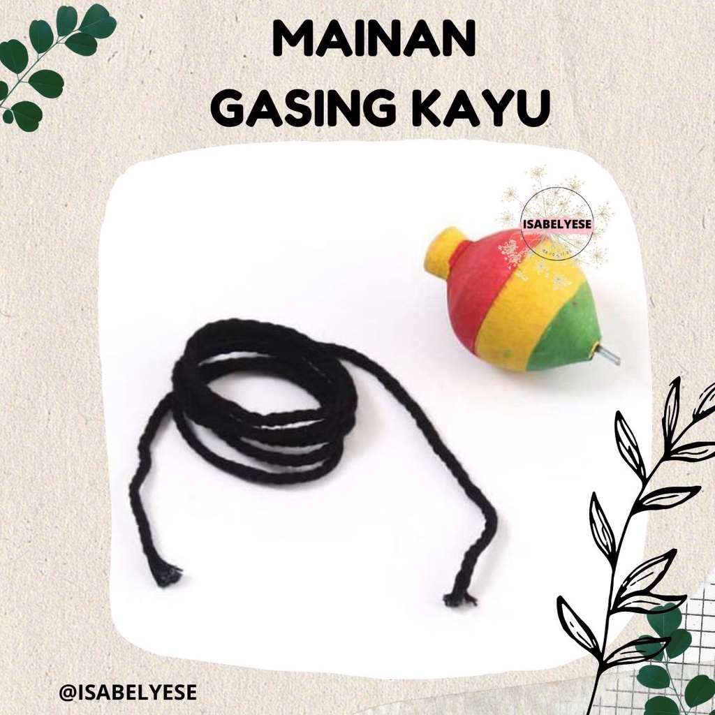 ✔❤ GASING KAYU | GASING KAYU mainan viral jaman dahulu yang hits lagi jaman sekarang | 5cm Motif. Ma