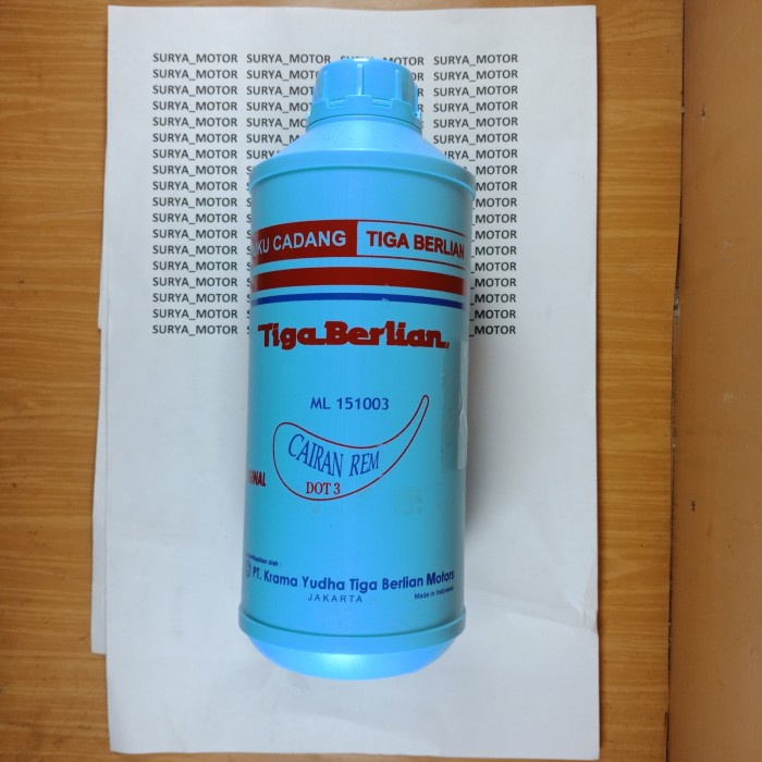 Oil Rem Dot3 Tiga Berlian 1000Ml Sae