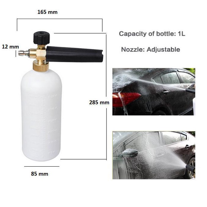 Tabung Spray Gun Tempat Alat Semprot Foam Cuci Mobil Motor Nozzle