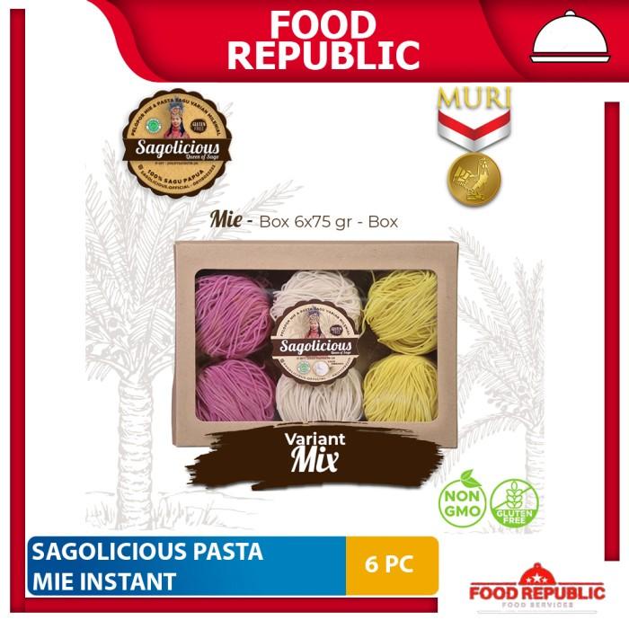 

Sagolicious Mie Instan Pasta Isi 6 Sagu Sehat Gluten Free Low GI Halal