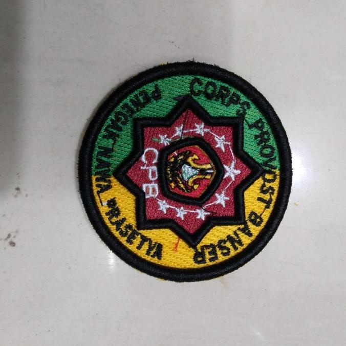 Patch /Emblem Corps Provost Banser bordir timbul