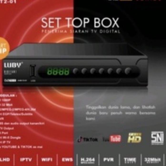 ➥ Set Top Box Digital DVB T2 01 Luby ➭