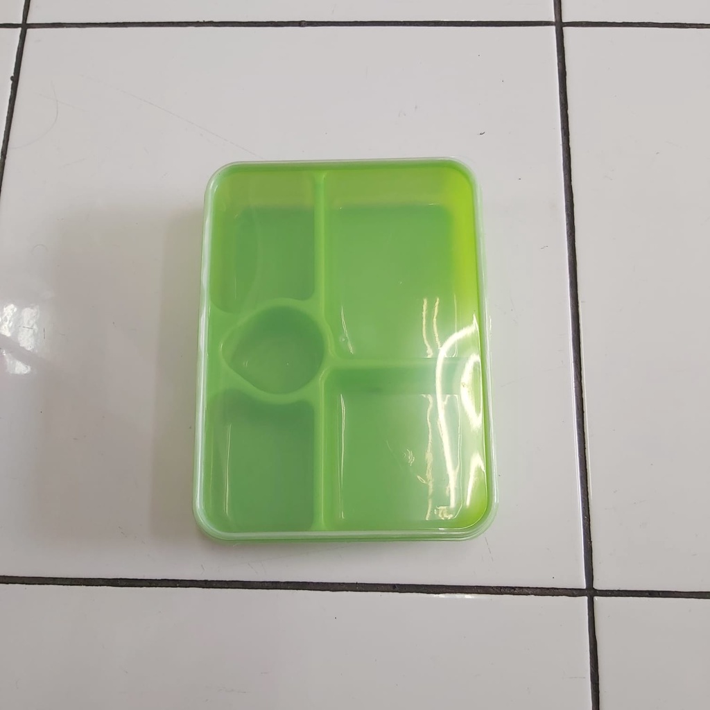 Lunch Box Kotak Makan 5 Sekat Merpati - Random Colour
