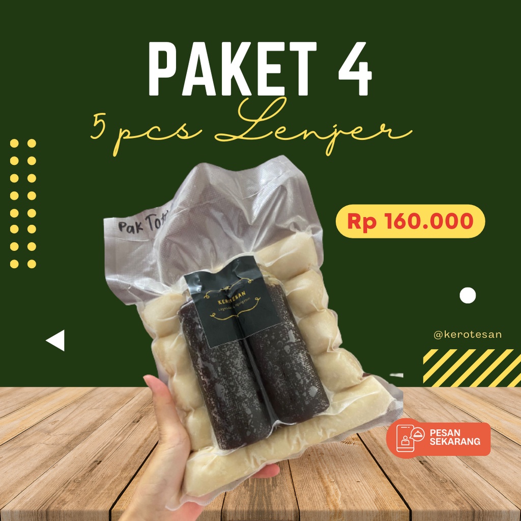 

PAKET PEMPEK TENGGIRI/PAKET4/PEMPEK FROZEN