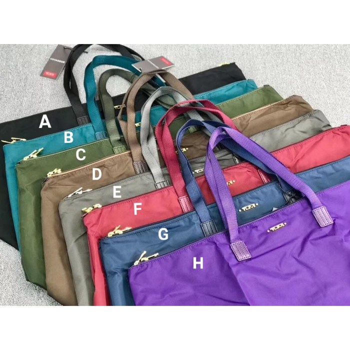 Terlaris Travelbag Tas Tumi Travel Folding Shopping Bag Tote Pundak Besar Lipat Original