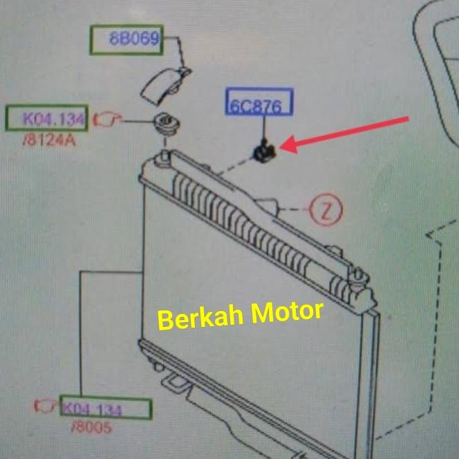 Nepel Radiator Pentil Radiator Ford Fiesta Ford Ecosport Original