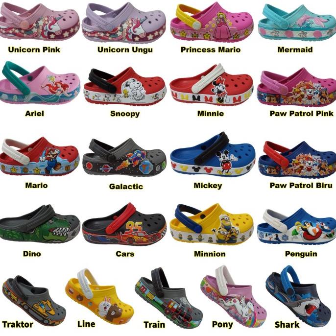 CROCS ANAK FUN LAB / SANDAL ANAK / CROCS KIDS/SANDAL CROCS ANAK no LED