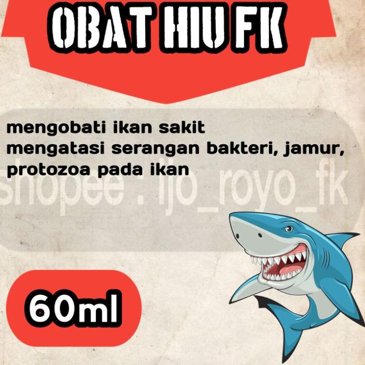 Terlaku... OBAT HIU FK (obat penyakit ikan)