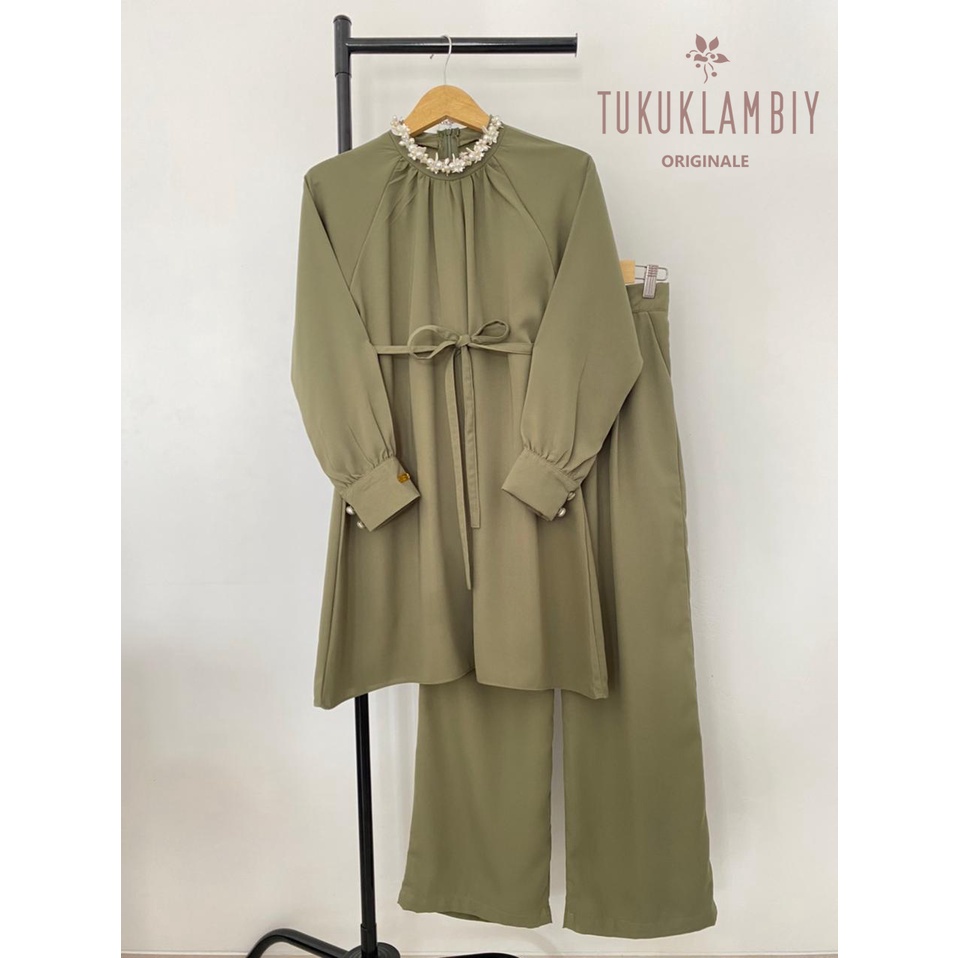 TUKUKLAMBIY ONE SET HIJAB PREMIUM KOREA TRANSFORMASI GAYAMU STYLE KOREAN - GARANSI UANG KEMBALI 100%