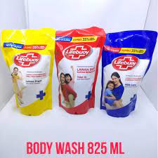 Lifebuoy sabun mandi cair refill 825ml