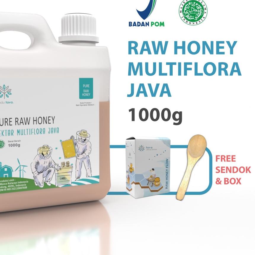 

◄ Murni Asli Tava Nektar Multiflora Java 1kg Grade A 100% Alami Pure Natural Raw Honey ➪
