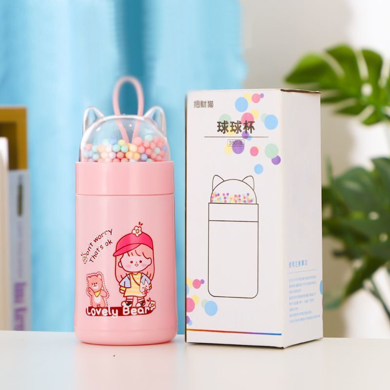 Botol Minum Kepala Karakter Botol Minum Anak Air Botol Anak Karakter 350 ML