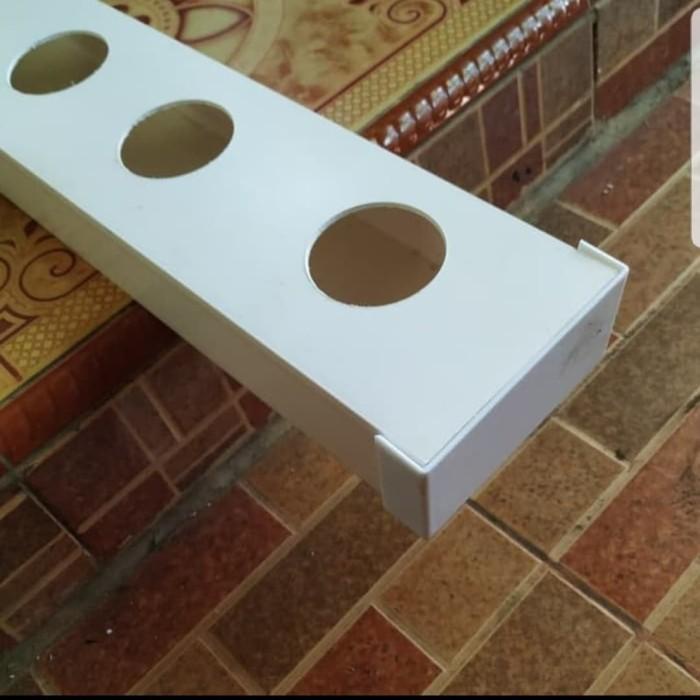 Gully talang kotak hidroponik aquaponik lengkap dgn tutup & netpot