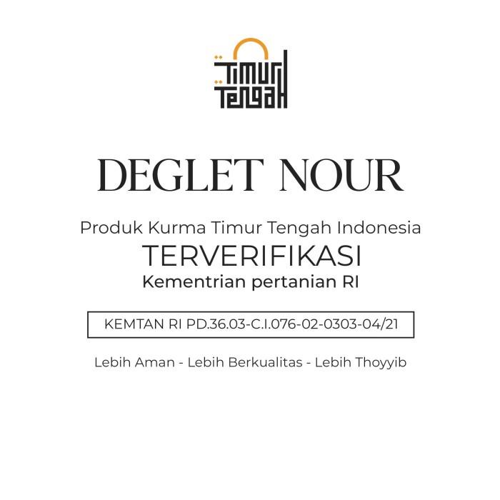 

Kurma Tunisia Madu Timur Tengah Premium Deglet Noor Honey Best Seller