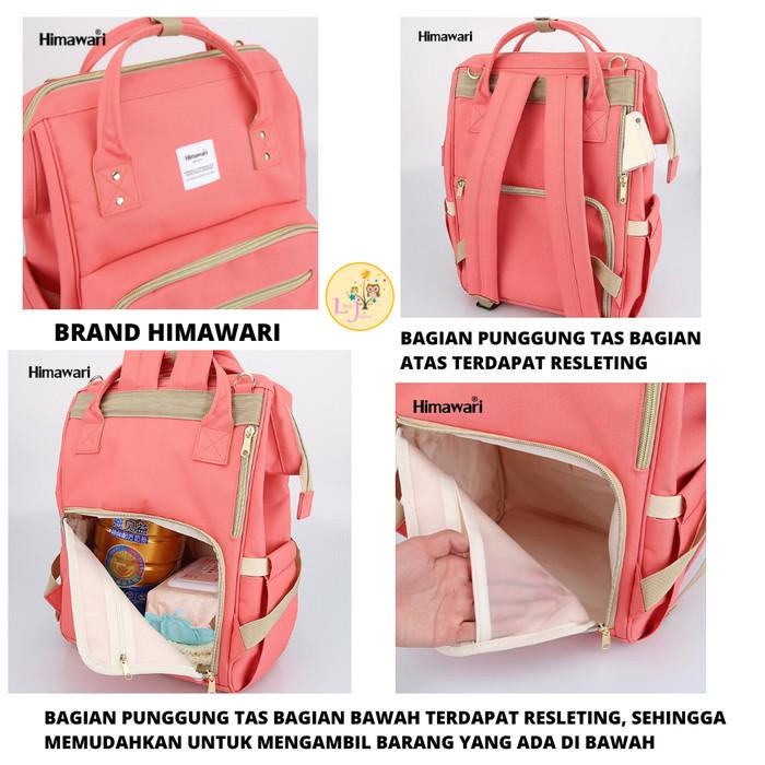 Himawari Japan Brand Premium Diaper Bag Backpack ORI Tas Bayi Import