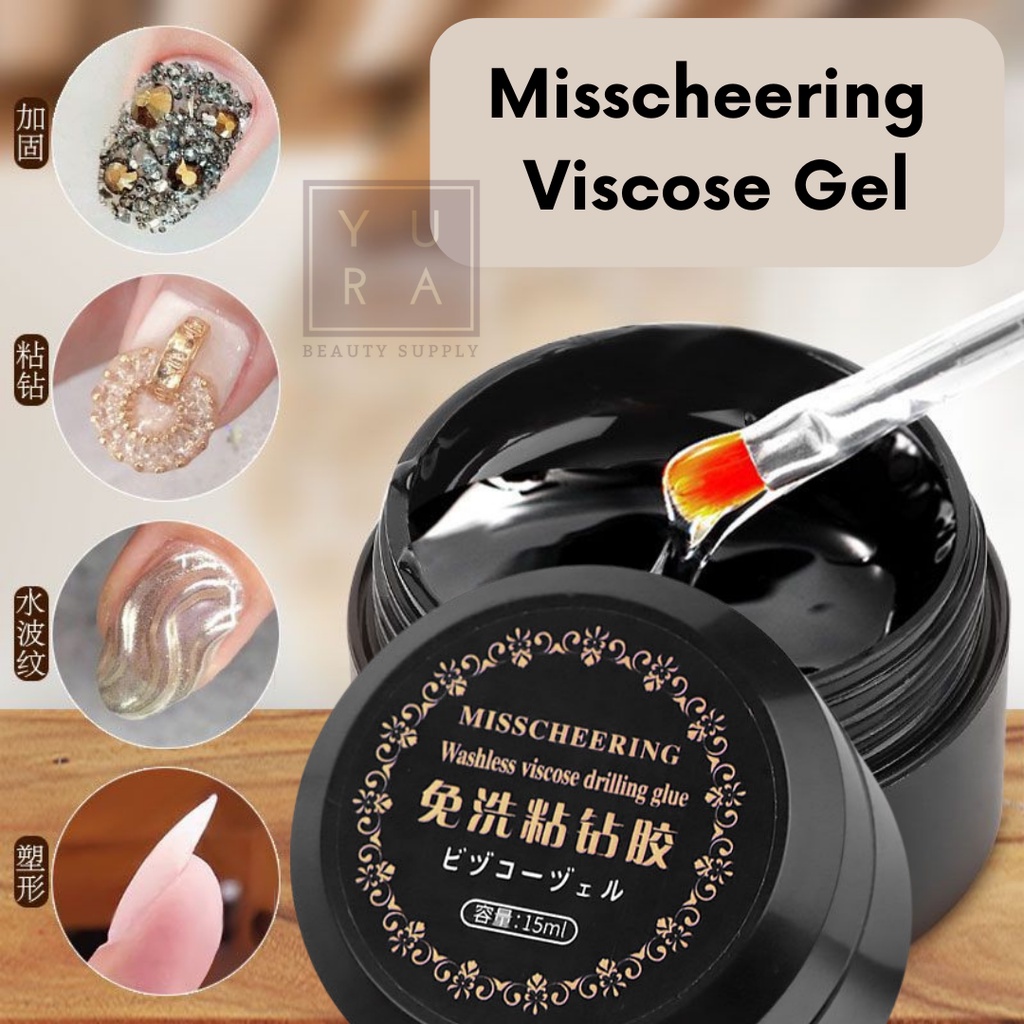 MISSCHEERING VISCOSE GEL/ Misscheering PVC Gel  Untuk Kuku 4in1 For Nail Art