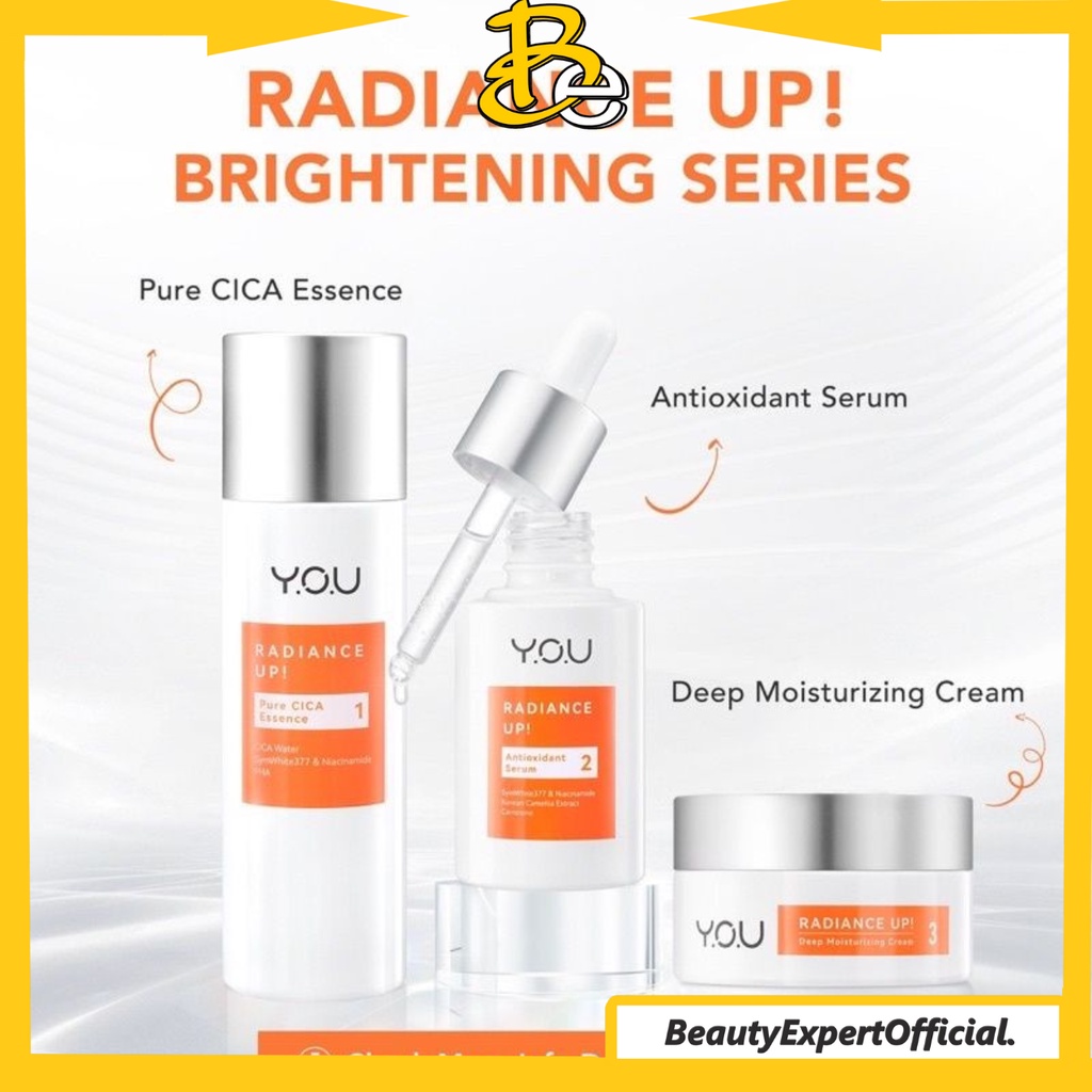 ⭐️ Beauty Expert ⭐️ YOU Radiance Up! Antioxidant serum 20ml | You Radiance Up Pure Cica Essence 100ml | Deep Moisturizing Cream