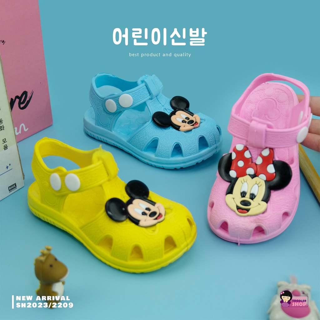 GLORYKIDZ SH2136 Sepatu sandal anak perempuan miki Laki laki Bahan Karet IMPORT