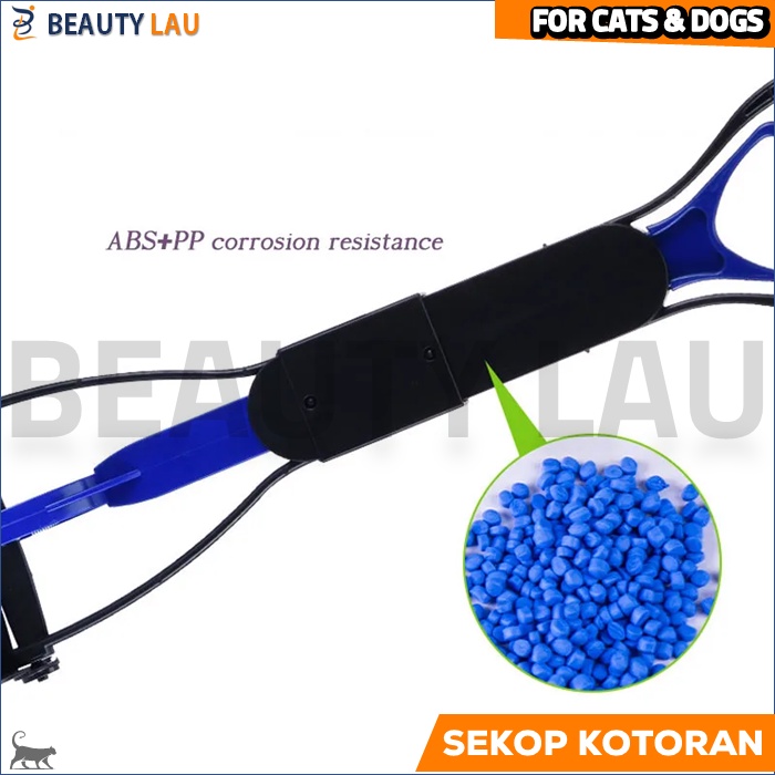 CAT DOG LITTER SCOOP POOP SCOOPER DILIPAT SKOP SEKOP KUCING ANJING GAGANG PANJANG PENJEPIT KOTORAN HEWAN