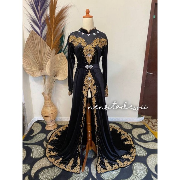 Kebaya Bludru Pengantin, Look Modern &amp; Elegan - M6