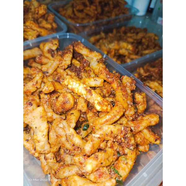 

Usus Crispy Pedas Daun Jeruk