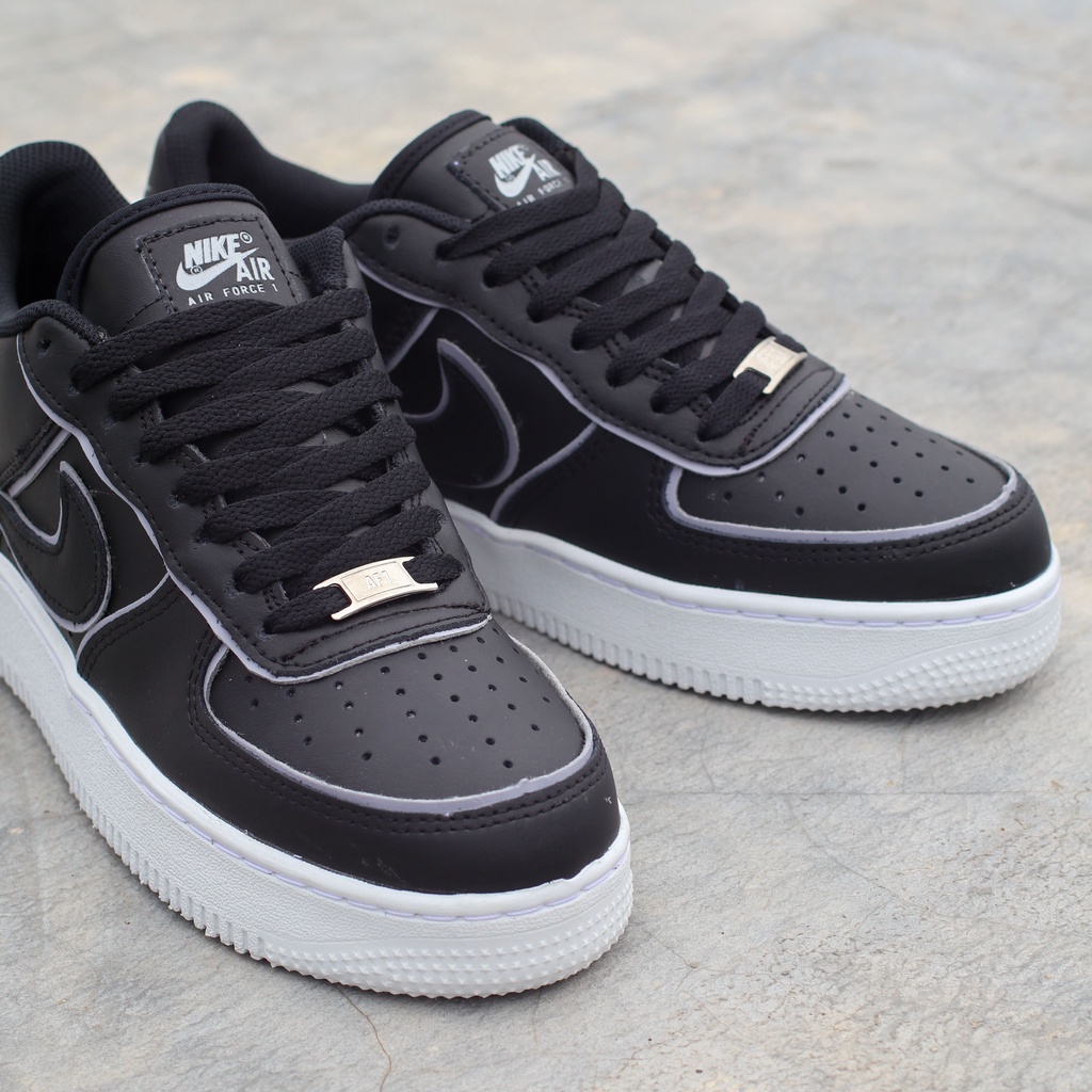 AF-1 LV8 BLACK SEPATU FASHION PRIA