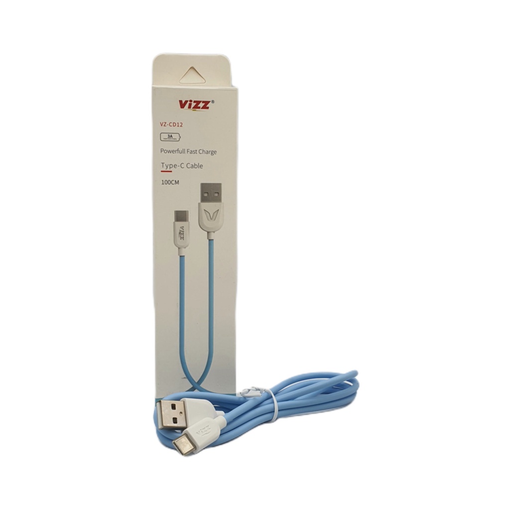 Kabel data Type C 3A Fast Charging Vizz VZ-CD12 1 pcs