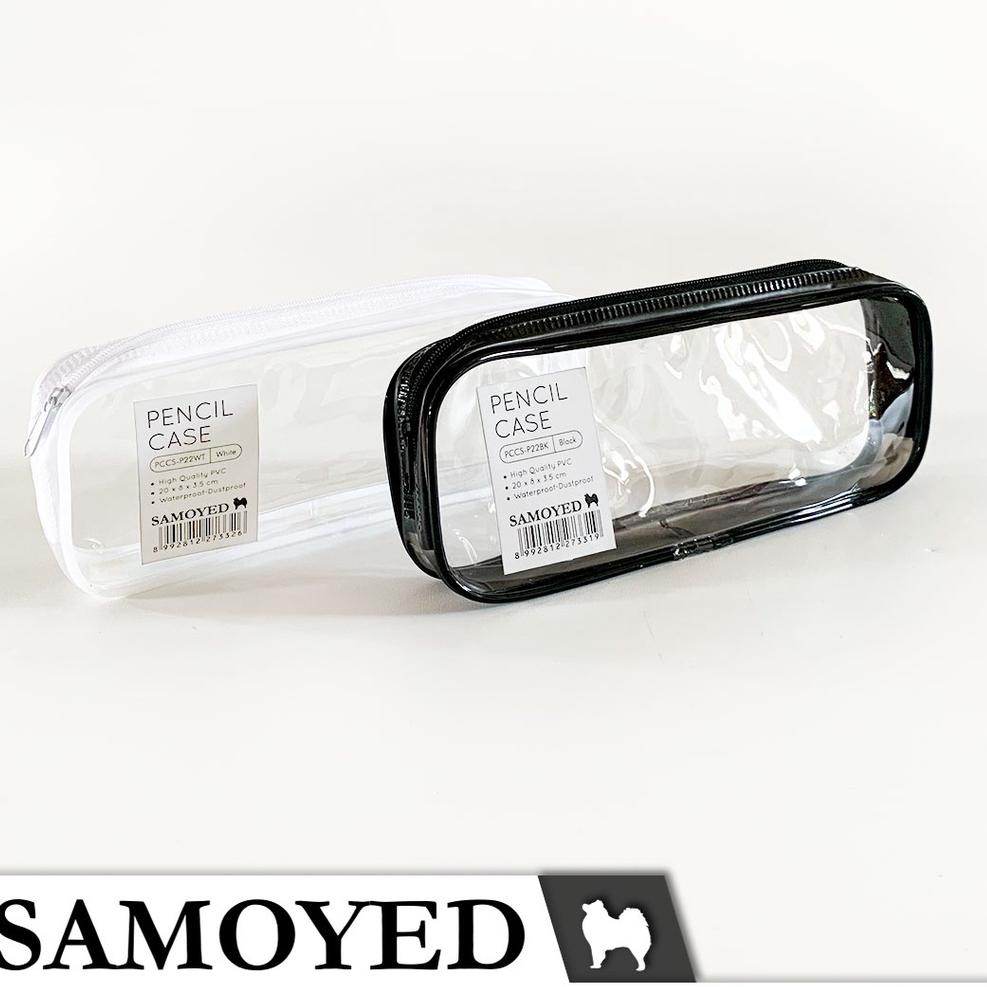 

COD Tempat / Kotak Pensil / Dompet / Pouch PVC Transparan Samoyed PCCS-P22 Stock Banyak ̿