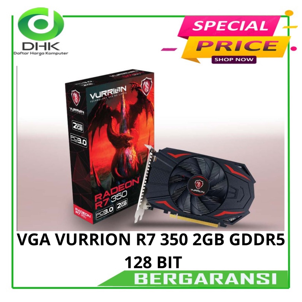 VGA VURRION R7 350 2GB GDDR5 128 BIT