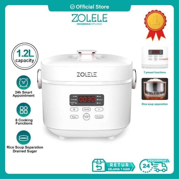 ZOLELE Rice Cooker Magiccom 3L Penanak Nasi Smart Digital Multi Cooker