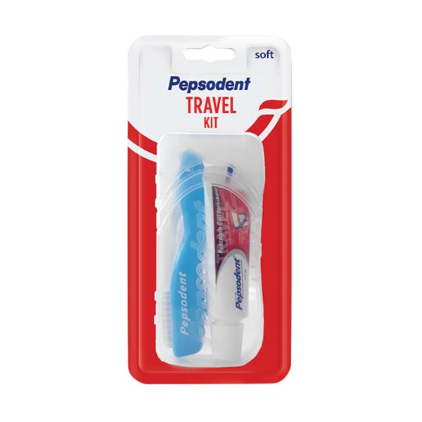 PEPSODENT TOOTHBRUSH TRAVEL KIT SOFT - SIKAT GIGI