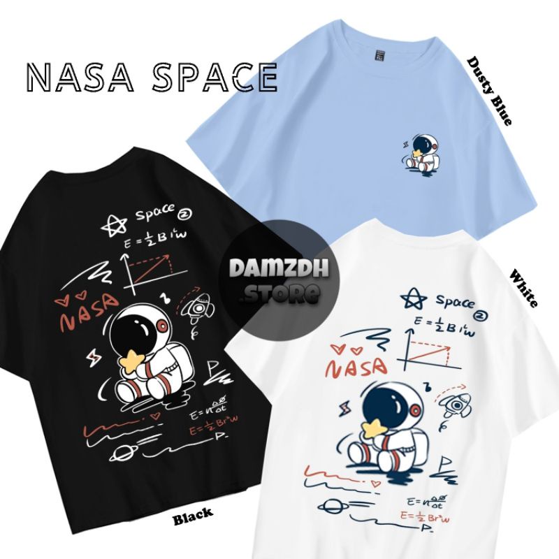 Ellipsesinc Kaos Oversize Pria & Wanita (Nasa Space)