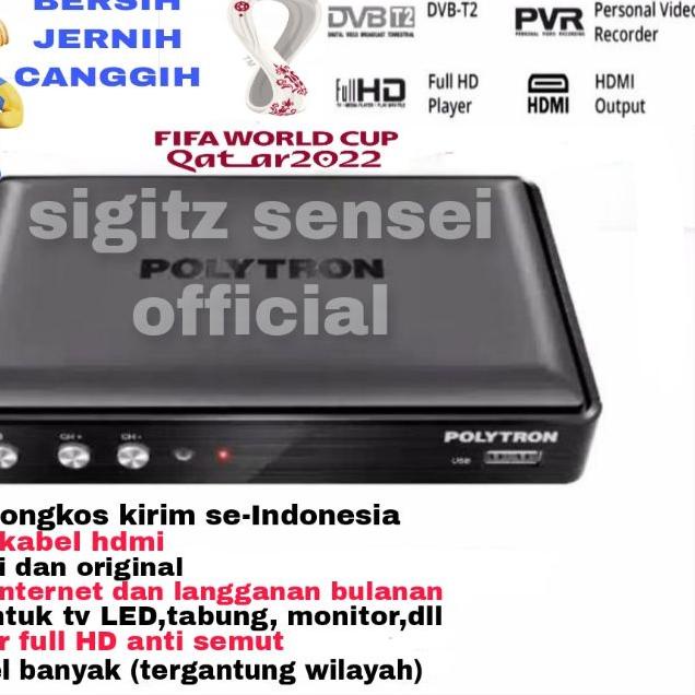 ۞ tv digital set top box Polytron pdv 600TT2 dvb t2 stb dvbt2 tv tabung tv led ⅎ
