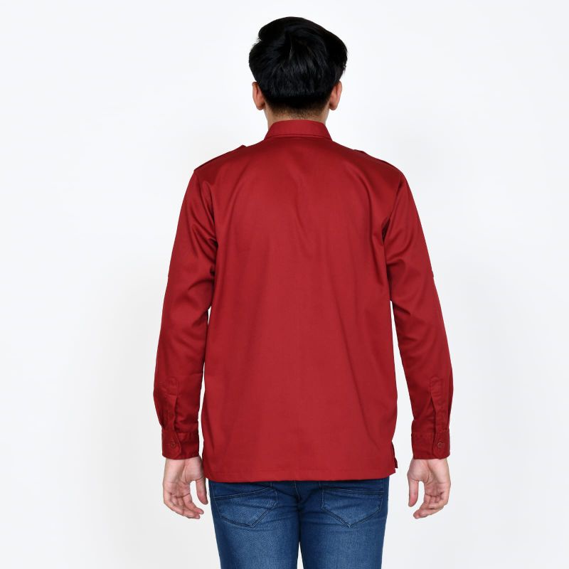 Baju PDL Lapangan/Baju PDL Lengan Panjang/PDL Custom bordir/Seragam Kerja Pria/BajuLapangan PDL Pria