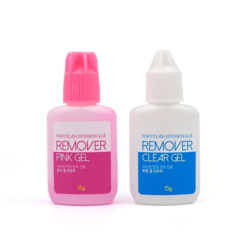 Gel Remover Glue for eyelash extensions extension made in korea 15ml remover pink gel