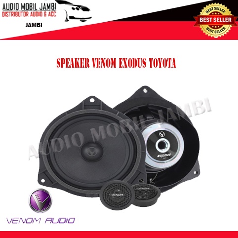 SPEAKER AUDIO MOBIL VENOM EXODUS EX-T 2WAY TOYOTA (PLUG AND PLAY)