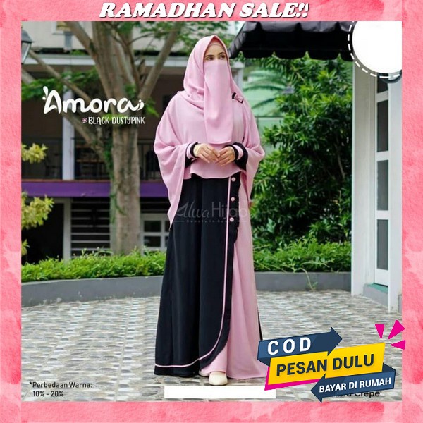 Bju Muslimah Import Premium Dewasa Games Casual Perempuan Baju Gamis Remaja Dres Syari Wanita Terbar
