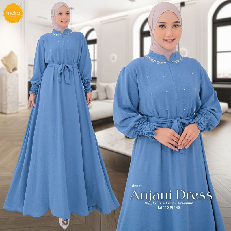 ANJANI DRESS CRINCLE AIRFLOW PREMIUM