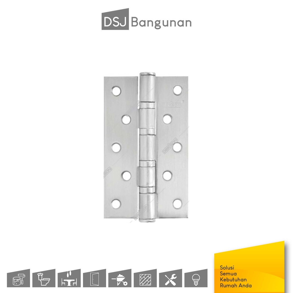 Dekkson Hinge ES IR 5X3X3Mm 4BB SN / Engsel 5 inch